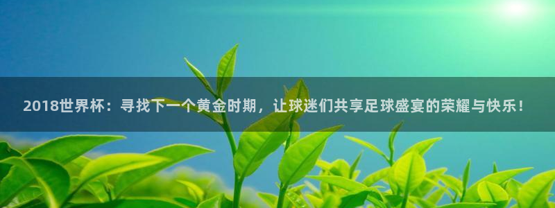 2026世界杯日期：2018世界杯：寻找下一个黄金时期，让球迷们共享足球盛宴的荣耀与快乐！