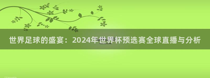 2026世预赛赛程表：世界足球的盛宴：2024年世界杯预选赛全球直播与分析